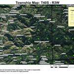 Baldy Peak T40S R3W Township Map