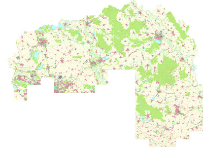 Rural District of Nordsachsen (1:10,000 scale)