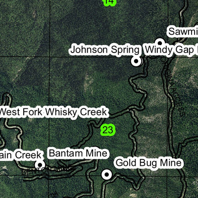 Whiskey Creek T33S R8W Township Map