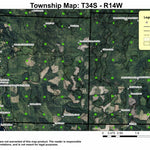 Sisters Rock T34S R14W Township Map