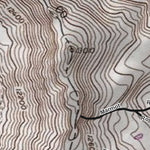 2020 Loveland Ski Area Trails on Topographic Map
