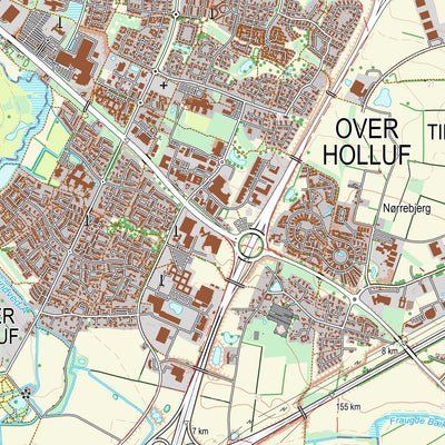 Årslev (1:25,000 scale)