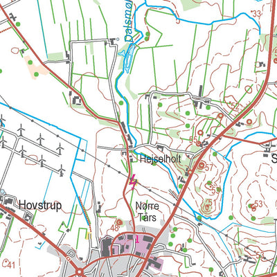 Vrå (1:50,000 scale)