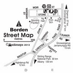 Borden - Street Map
