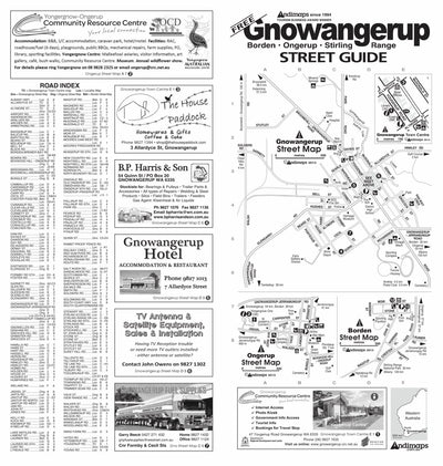 Gnowangerup - Street Map