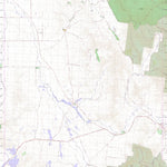 Getlost Map 7523-4 CROWLANDS Topographic Map V11 1:25,000