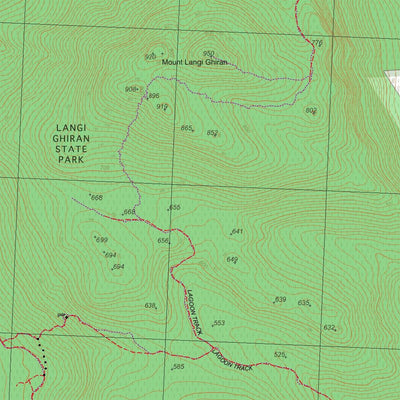 Getlost Map 7523-3 BUANGOR Topographic Map V11 1:25,000
