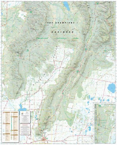 Southern Grampians Outdoor Recreation Guide Ed2 (2019) (includes Mt Abrupt map)