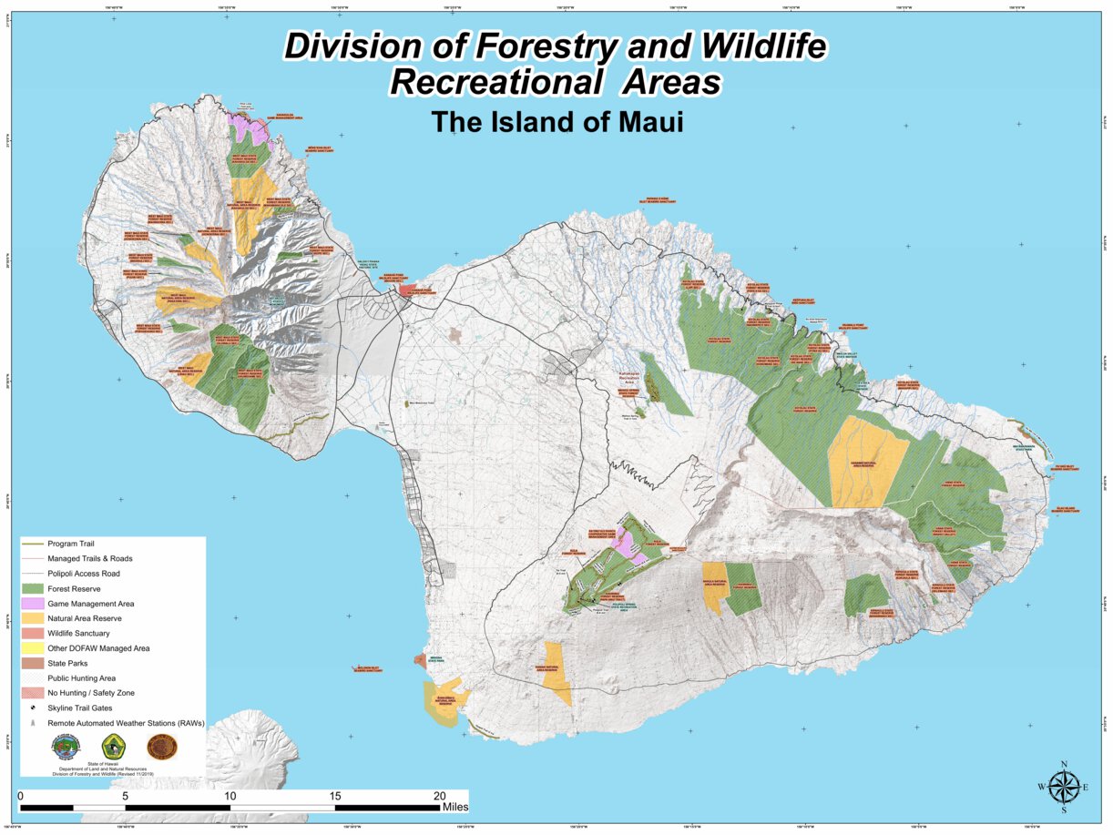 Detailed Map Of Maui