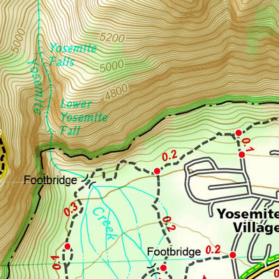 1704 Yoemite Day Hikes (map 02)