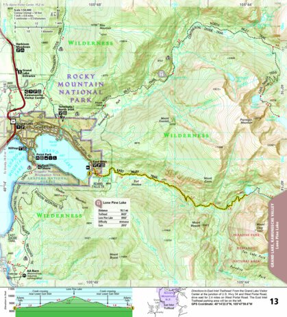 1701 Rocky Day Hikes (map 13)