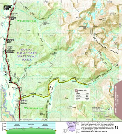 1701 Rocky Day Hikes (map 15)