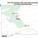 021-025 - Chestnut Falls, Jade Falls, Rust Falls, Tan Falls, & Burnished Falls