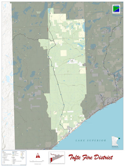 Tofte Fire District Map