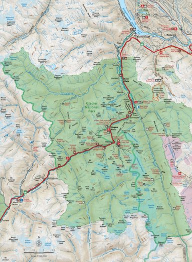 Glacier National Park BC - Backroad Mapbooks