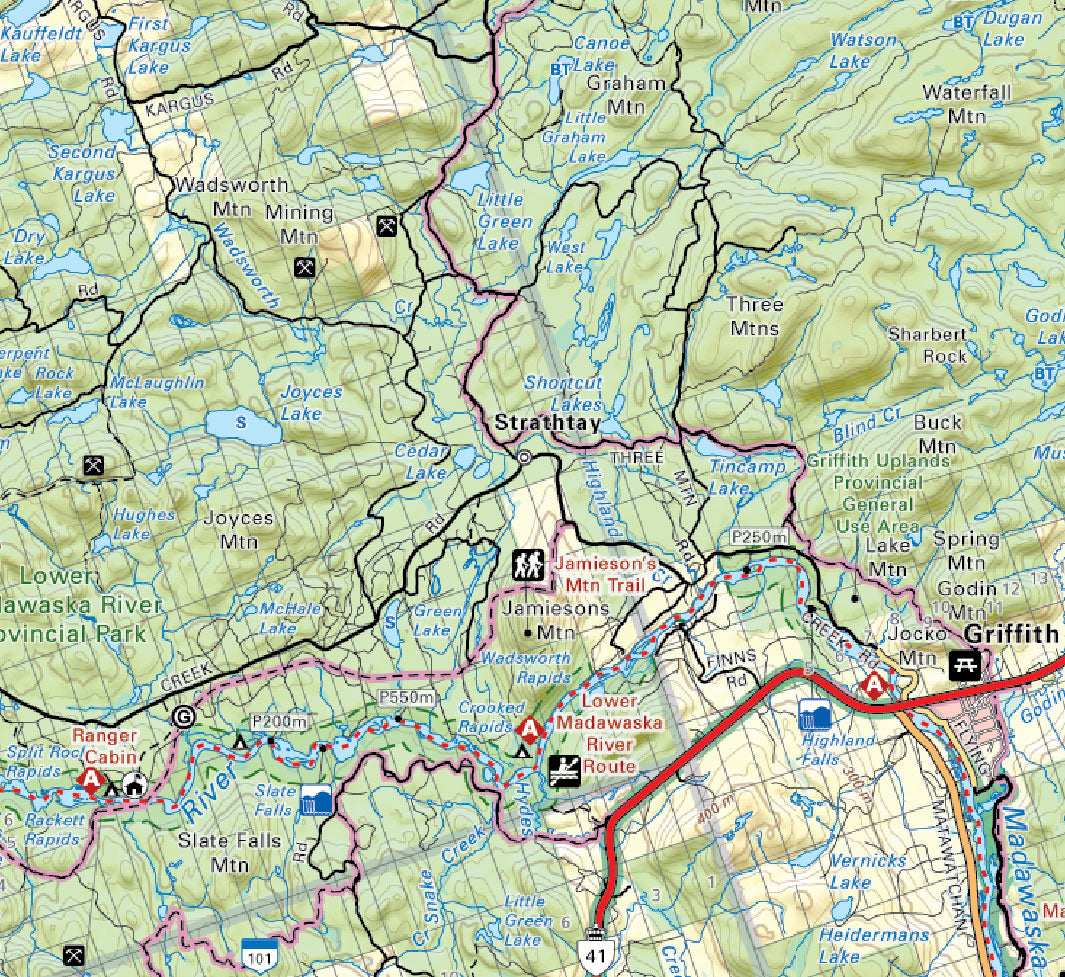 Bancroft District Crown Land Recreation Map (ON Rec Map Bundle) By ...