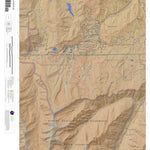 Highland Peak, Colorado 7.5 Minute Topographic Map - Color Hillshade