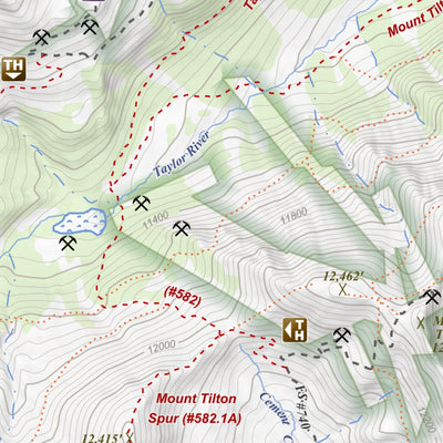 Pearl Pass, Colorado 7.5 Minute Topographic Map