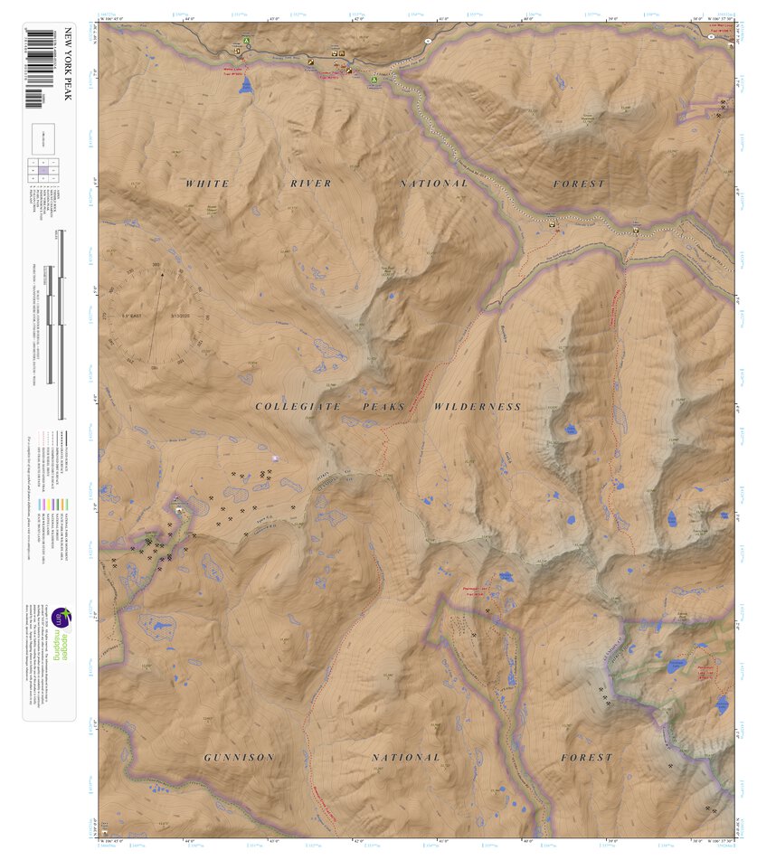 New York Peak, Colorado 7.5 Minute Topographic Map - Color