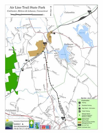 Air Line State Park - Colchester, Lebanon, and Hebron