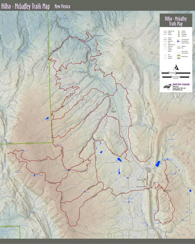 Hillso-McGaffey Trails Map