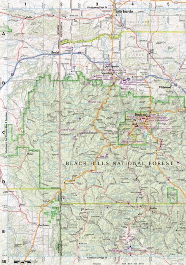 South Dakota Atlas & Gazetteer Page 36