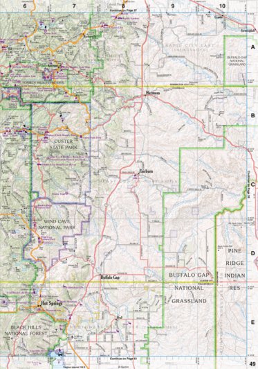 South Dakota Atlas & Gazetteer Page 49