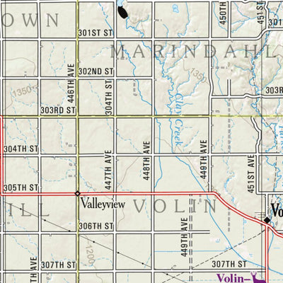 South Dakota Atlas & Gazetteer Page 70