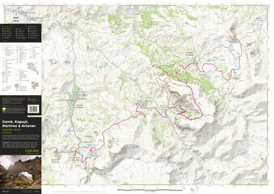 Gomk, Martiros & Artavan – 1:25,000 Hiking Topo Map, Armenia