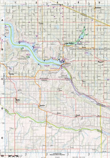 South Dakota Atlas & Gazetteer Page 68