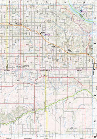 South Dakota Atlas & Gazetteer Page 67
