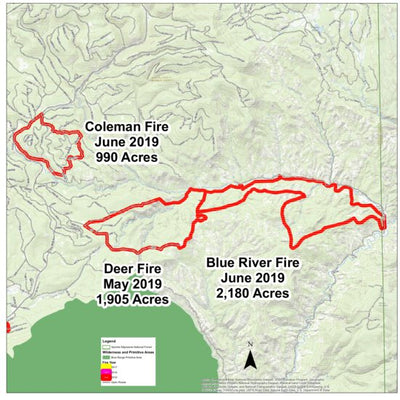 2019 Blue River, Coleman, and Deer Fires