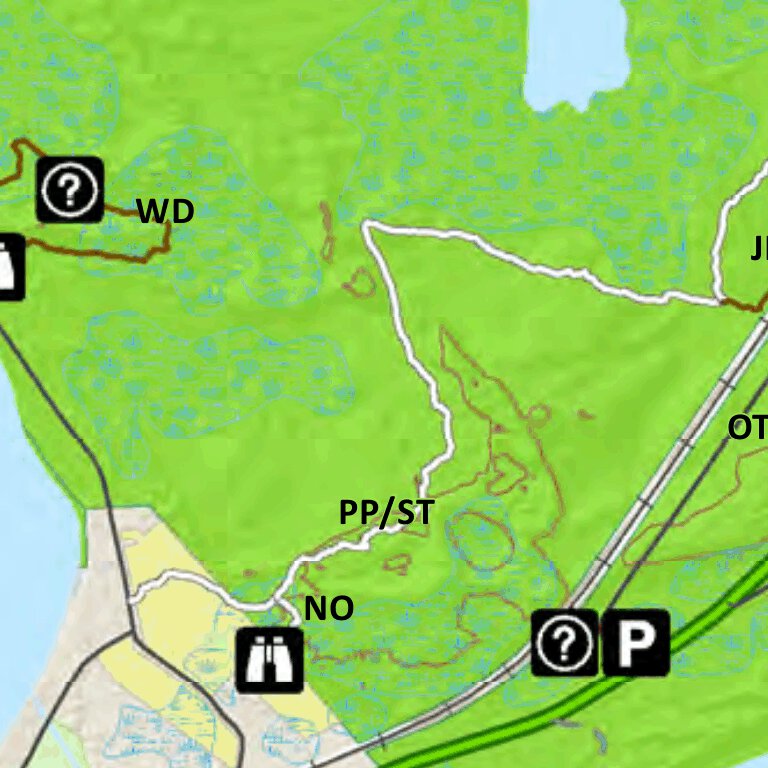Hither Hills State Park Trail Map by New York State Parks Avenza Maps