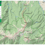 Iwanai-dake Hiking Topomap (includes Raiden-yama and Mekunnai-dake), Hokkaido, Japan