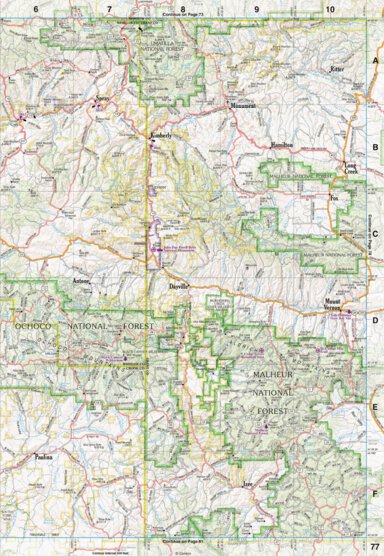 Oregon Atlas & Gazetteer Page 77