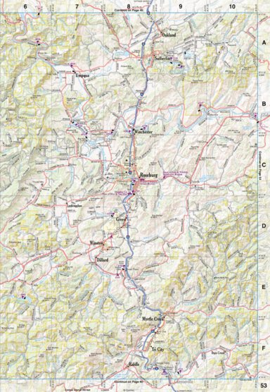 Oregon Atlas & Gazetteer Page 53