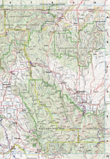 Oregon Atlas & Gazetteer Page 75
