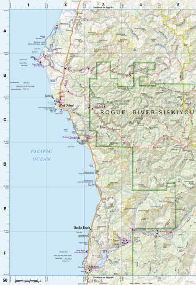 Oregon Atlas & Gazetteer Page 58