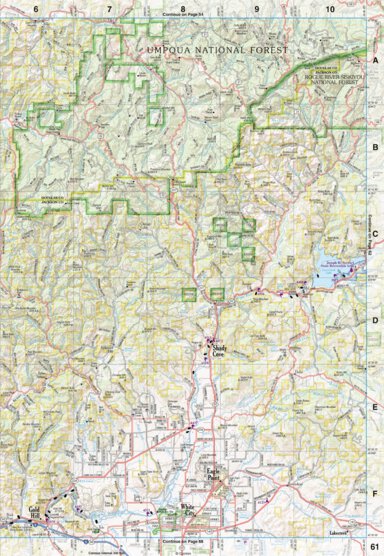 Oregon Atlas & Gazetteer Page 61