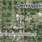 Black Warrior-Tombigbee River Navigation Chart 30 (Mile 214.5 - 226.7)