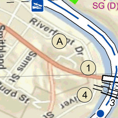 Cumberland River Chart 1 - Smithland, KY