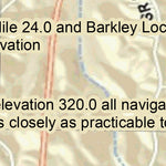 Cumberland River Chart 4 - Iuka, KY and Camp Rowdy Landing