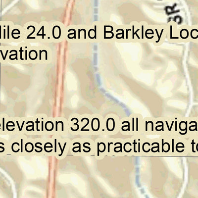 Cumberland River Chart 4 - Iuka, KY and Camp Rowdy Landing