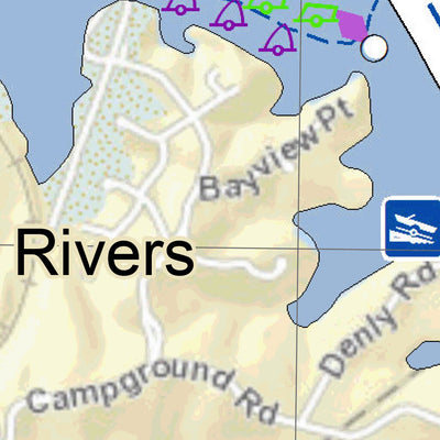 Tennessee River Chart 4A - Barkley Canal; Land Between the Lakes