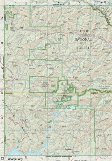 Montana Atlas & Gazetteer Page 52 Preview 1