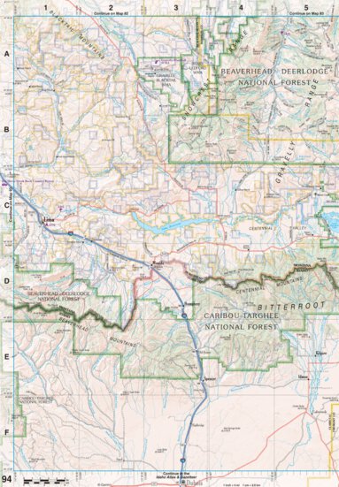 Montana Atlas & Gazetteer Page 94 Preview 1