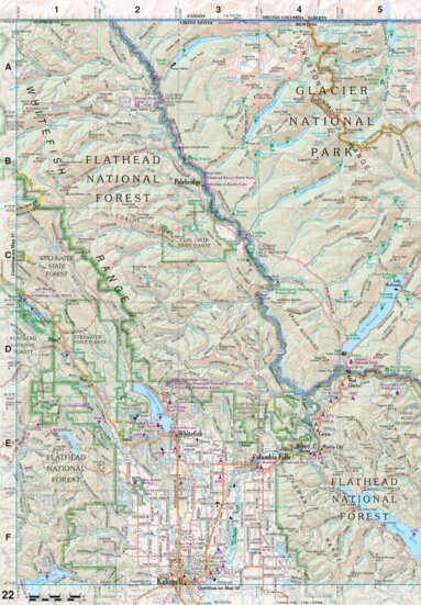 Montana Atlas & Gazetteer Page 22 Preview 1