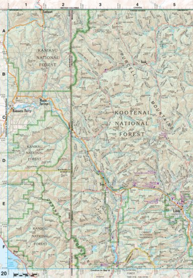 Montana Atlas & Gazetteer Page 20 Preview 1