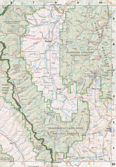 Montana Atlas & Gazetteer Page 81 Preview 1