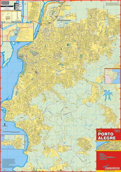 Mapa da Cidade de Porto Alegre Preview 1